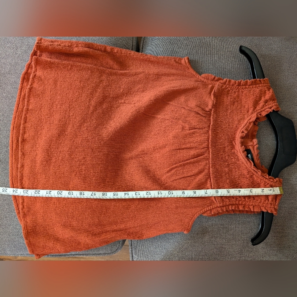 Wishlist Sleeveless Terracotta Tank Top - Picture 7 of 7